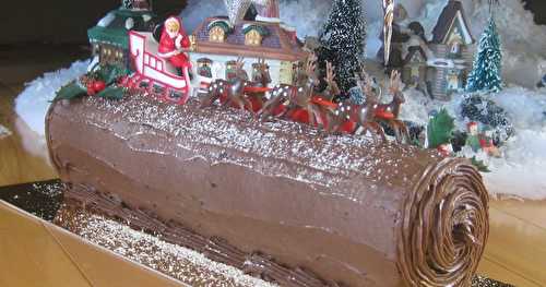 Bûche de Noël traditionnelle