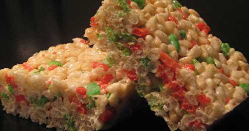 Carrés aux Rice Crispies