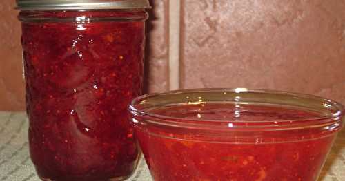 Confiture de fraises