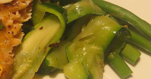 Courgettes sautées