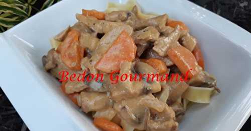 Filet de porc Stroganoff