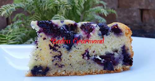 Gâteau moelleux aux bleuets