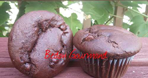 Muffins à l'avocat et chocolat