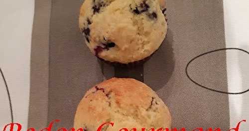 Muffins au citron et aux bleuets