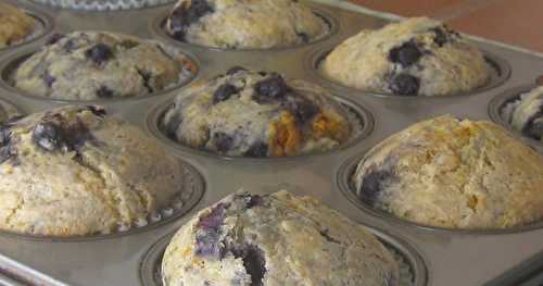 Muffins aux bleuets et à l'orange