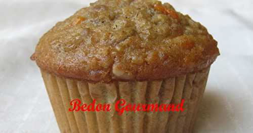 Muffins aux carottes et canneberges