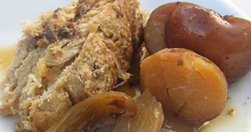 Rôti de porc à la mijoteuse