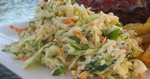 Salade de chou crémeuse 