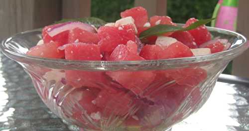 Salade de melon d'eau de Geneviève Bergeron