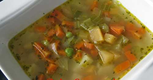 Soupe aux légumes traditionnelle