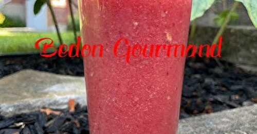 Smoothie aux fraises et melon d'eau