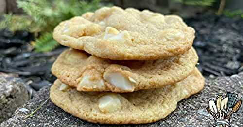 Biscuits au chocolat blanc et aux noix de macadam