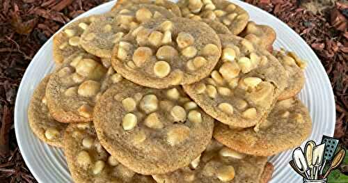 Biscuits au chocolat blanc et au noix de macadam