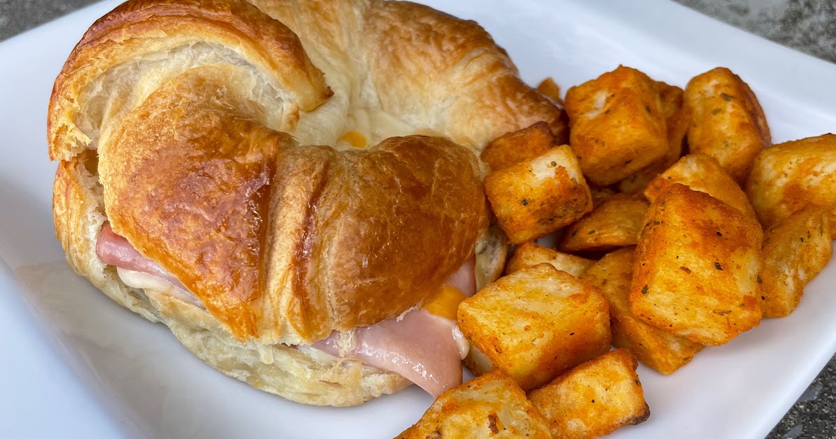 Croissants au jambon et fromage coulant