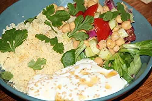 ASSIETTE DE SALADE SAVEURS ORIENTALES