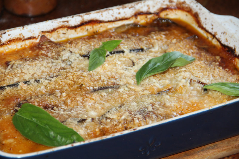 AUBERGINES A LA PARMESANE