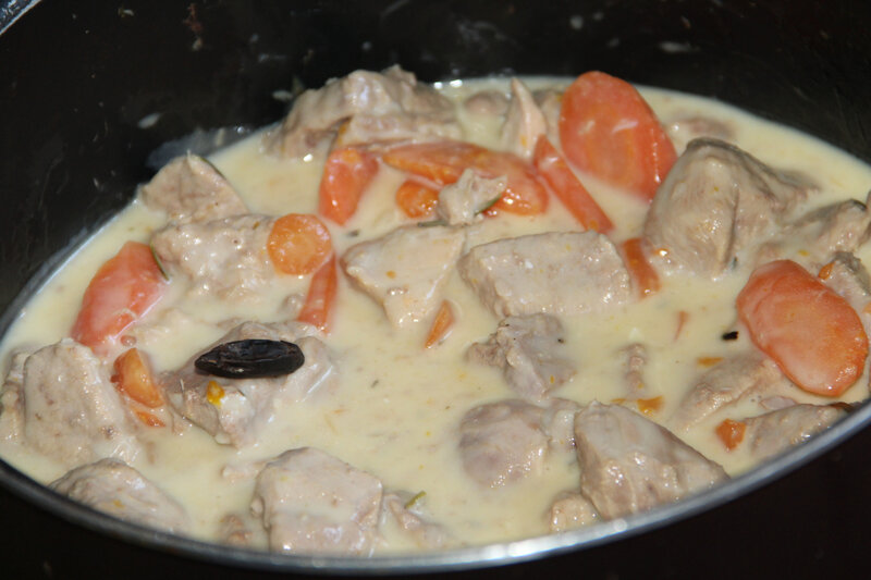 BLANQUETTE DE VEAU A LA FEVE DE TONKA