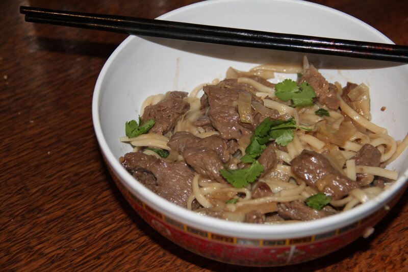 BOEUF AUX OIGNONS MODE ASIATIQUE