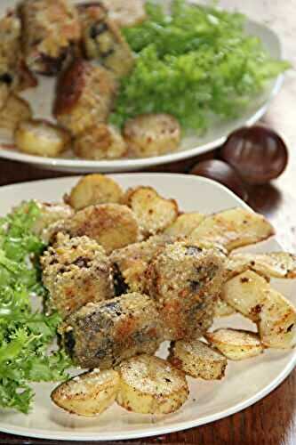 BOUDIN NOIR AUX CHATAIGNES PANE, GARNITURE D'AUTOMNE