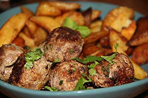 BOULETTES DE BOEUF A LA CORIANDRE FRAICHE ET AU GINGEMBRE