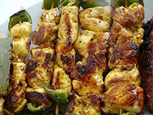 BROCHETTES DE POULET A L'ORIENTALE