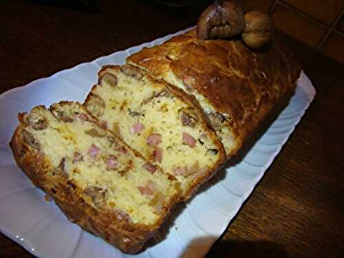 CAKE AUX CHATAIGNES ET AUX LARDONS