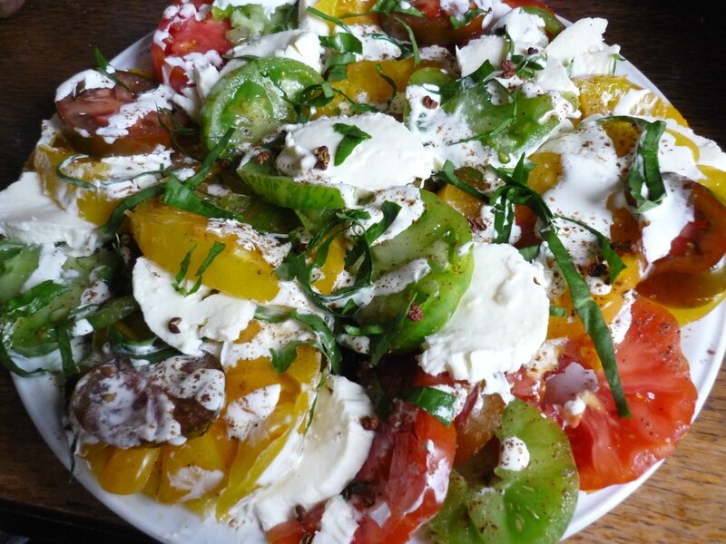 CARPACCIO DE TOMATES MULTICOLORES