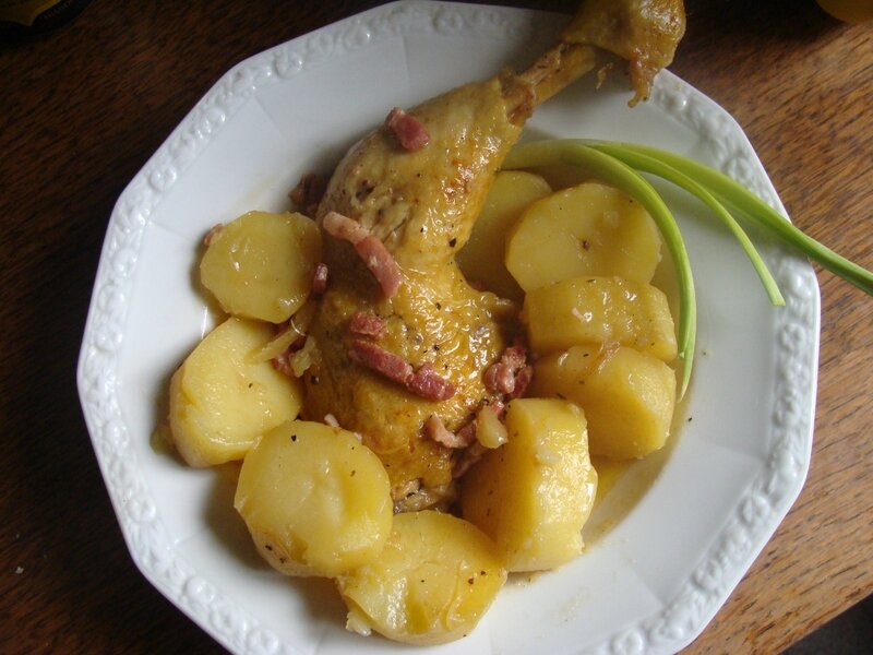 COCOTTE DE POULET A LA BIERE
