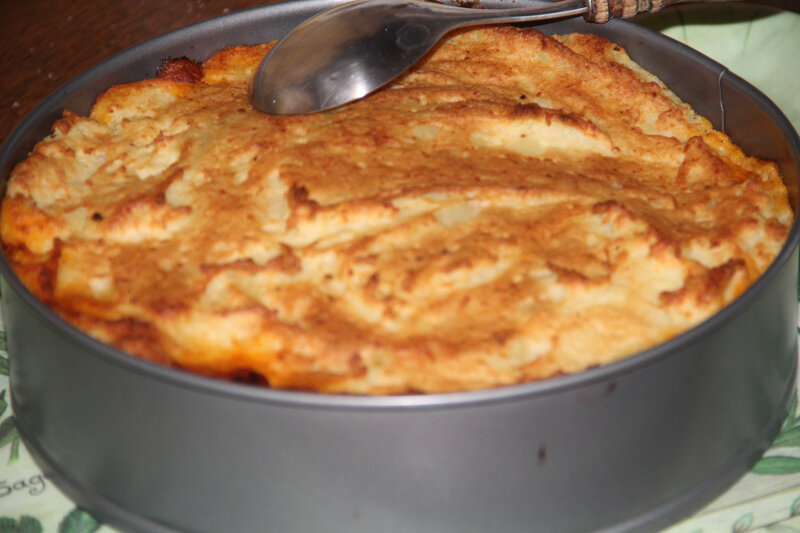 COTTAGE PIE (HACHIS PARMENTIER ANGLAIS)