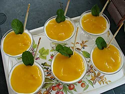 COUPE DE MOUSSE D'ANANAS, MANGUE, COCO