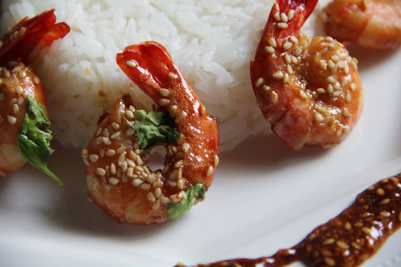 CREVETTES CARAMELISEES