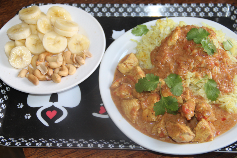 CURRY DE POULET EPICES DOUCES ET FRUITS