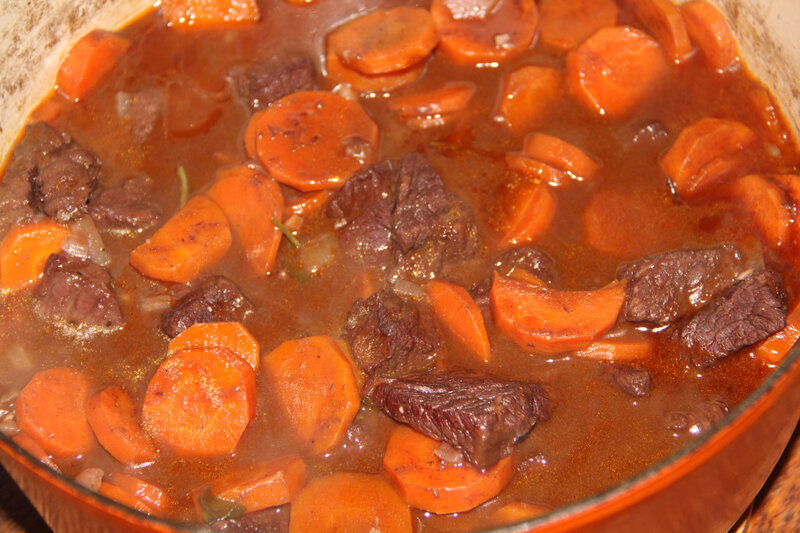 DAUBE DE BOEUF MOELLEUSE AUX CAROTTES