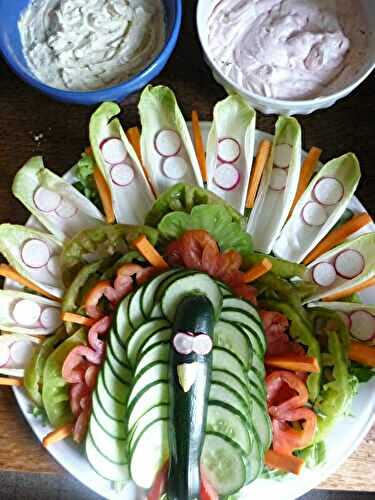 DINDON EN CRUDITES