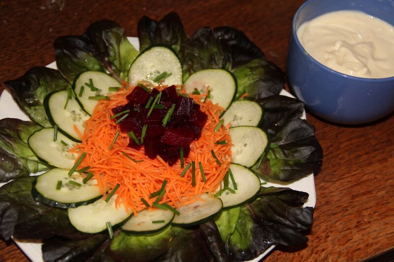 FLEUR DE CRUDITES, SAUCE SPECIALE