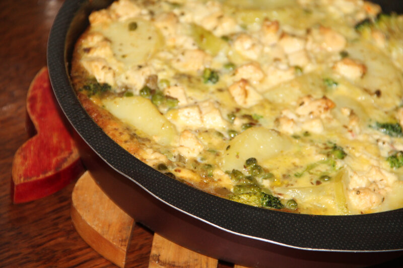 FRITTATA AUX LEGUMES VERTS