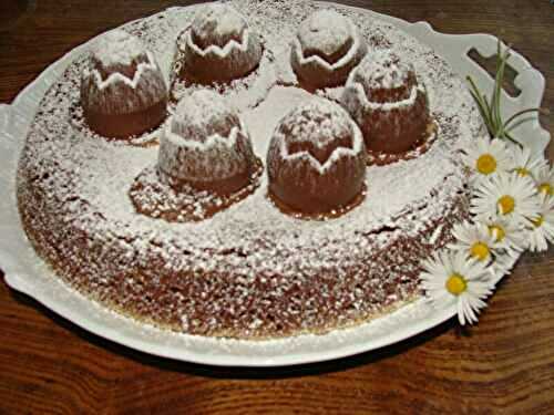 GATEAU MOELLEUX AU CHOCOLAT ET AUX AMANDES