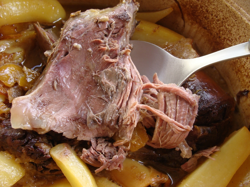 GIGOT DE 7 HEURES AUX CITRONS CONFITS DE MENTON