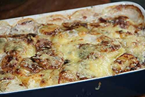 GRATIN DE POMMES DE TERRE AUX CHAMPIGNONS