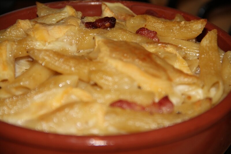 GRATINS INDIVIDUELS DE PENNE AU REBLOCHON