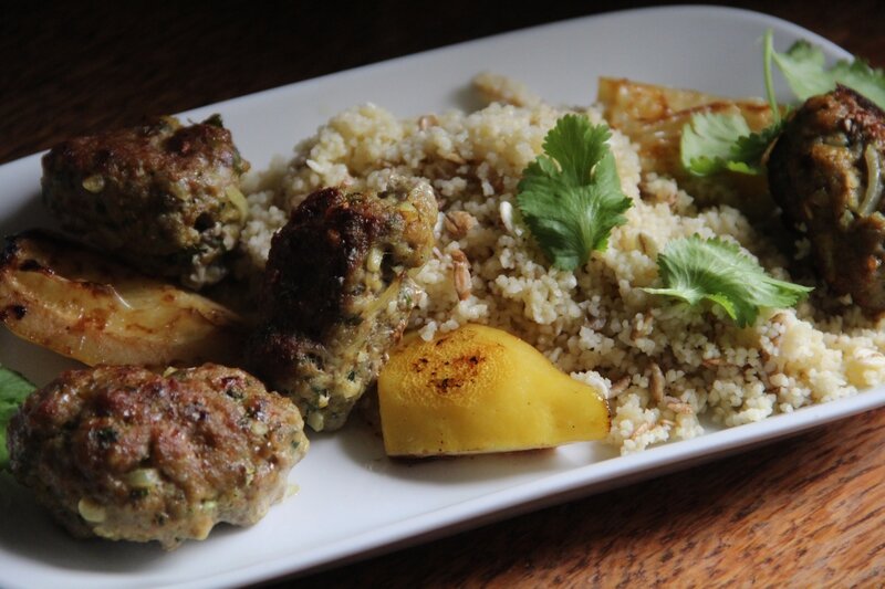 KEFTAS DE VEAU AUX EPICES ET HERBES FRAICHES