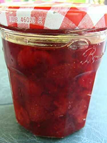 MA CONFITURE DE FRAISES A LA MENTHE