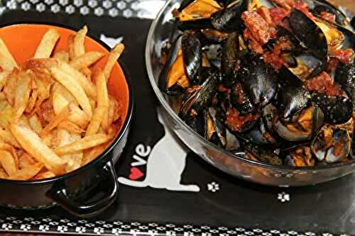 MOULES AU CHORIZO ET A LA TOMATE