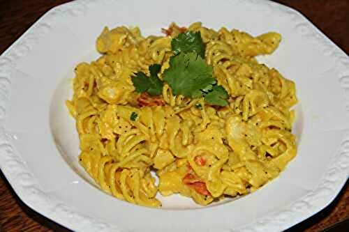 ONE POT PASTA POULET, CURCUMA, PAVOT