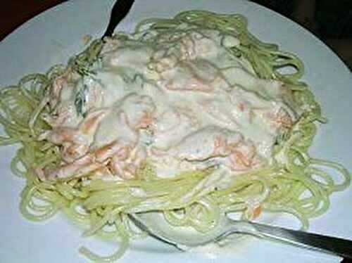 PATES AU SAUMON SAUCE CITRON