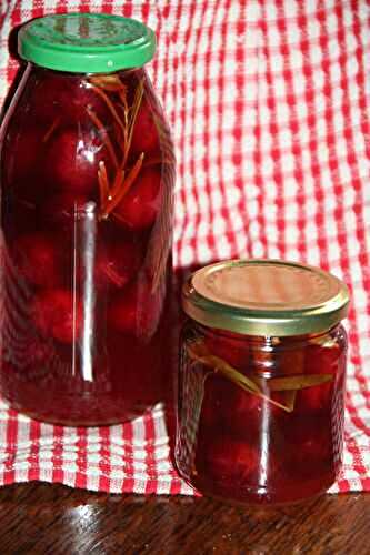 PICKLES DE CERISES AUX EPICES