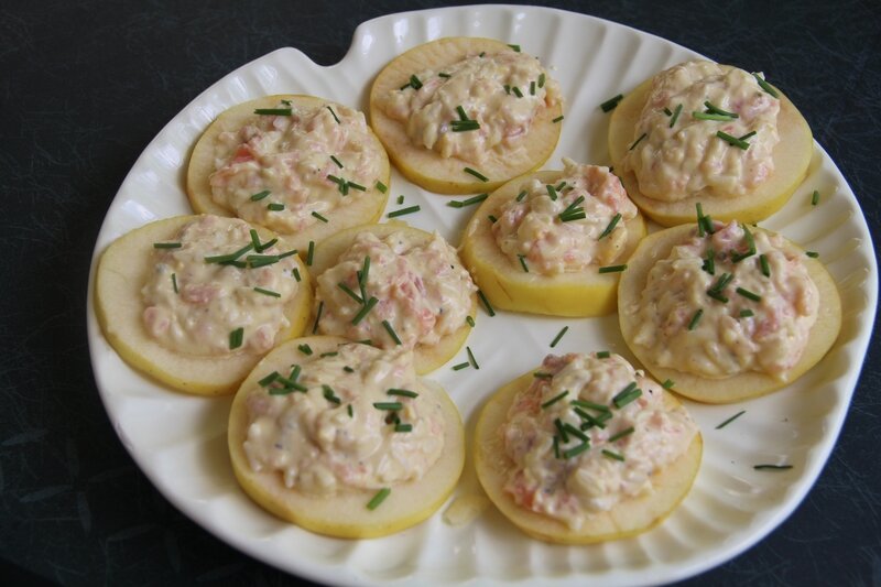 POMMES LIMOUSINES AU SAUMON FUME