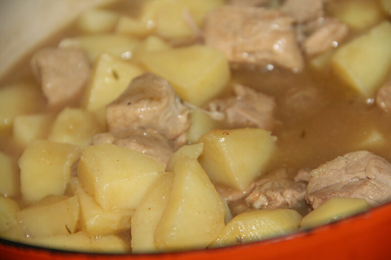 RAGOUT DE PORC A L'ANCIENNE, COMME EN CREUSE