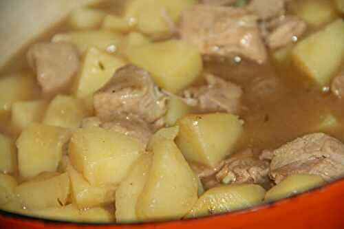 RAGOUT DE PORC A L'ANCIENNE, COMME EN CREUSE