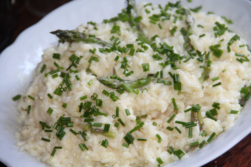 RISOTTO DE PRINTEMPS AUX ASPERGES VERTES